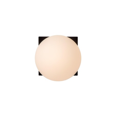 Lucide 57250/10/30 TASSA - Kinkiet łazienkowy - LED Ściemnialny do ciepłego - 1x10W 1800K-3000K - IP44 - Czarny