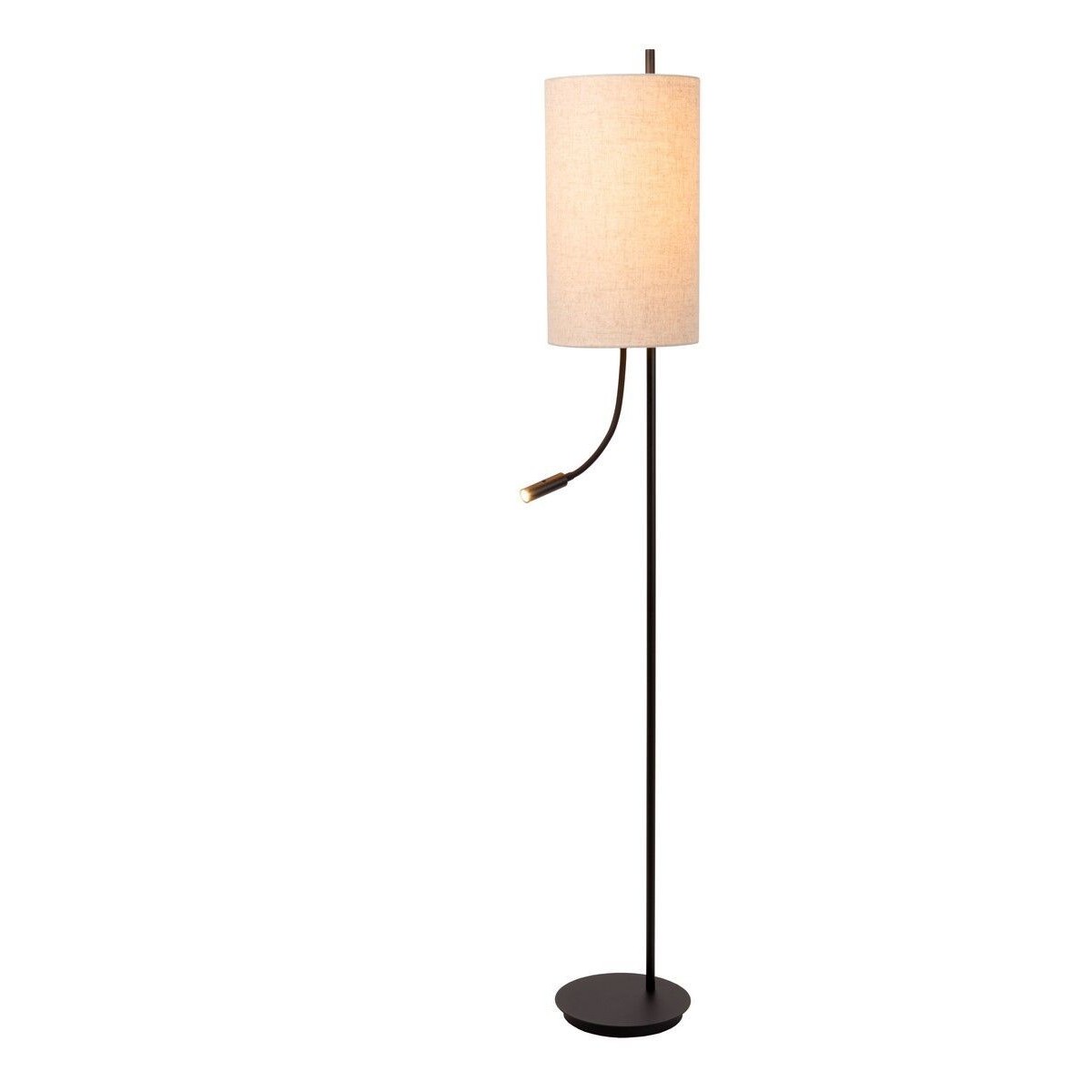 Lucide 68711/82/30 MAGIC - Lampa podłogowa - 24 cm - 1xE27 - Czarna