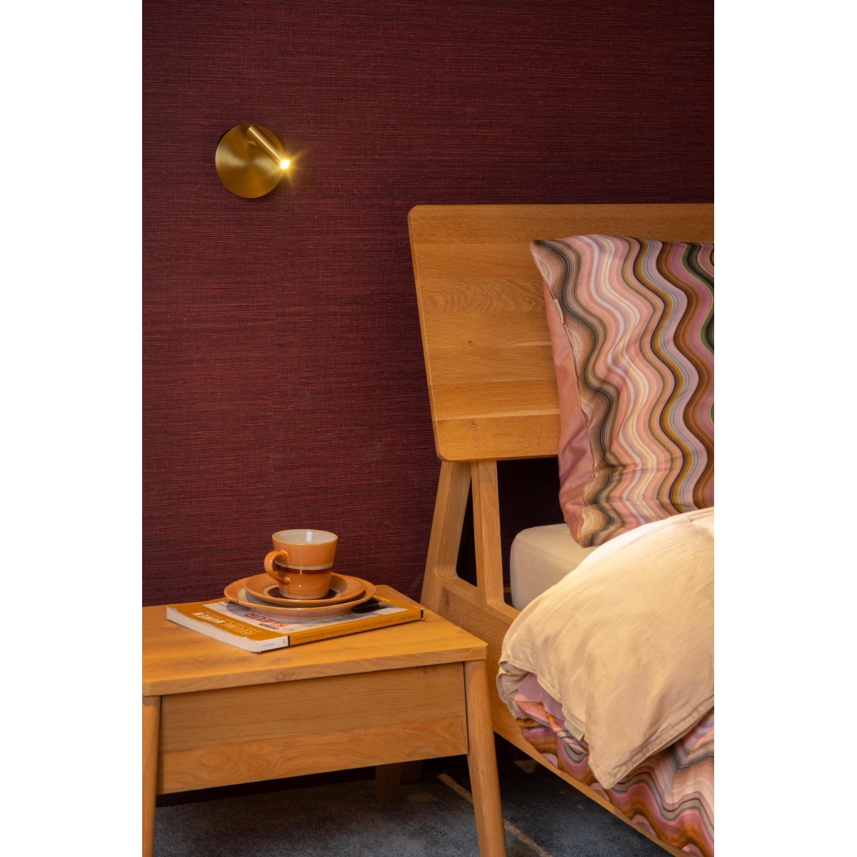 Lucide 77288/03/02 JOLIJN - Lampka nocna z akumulatorem - Kinkiet - Akumulator - 10.2 cm - LED - 1x2W 3000K - Magnetyczna - M…