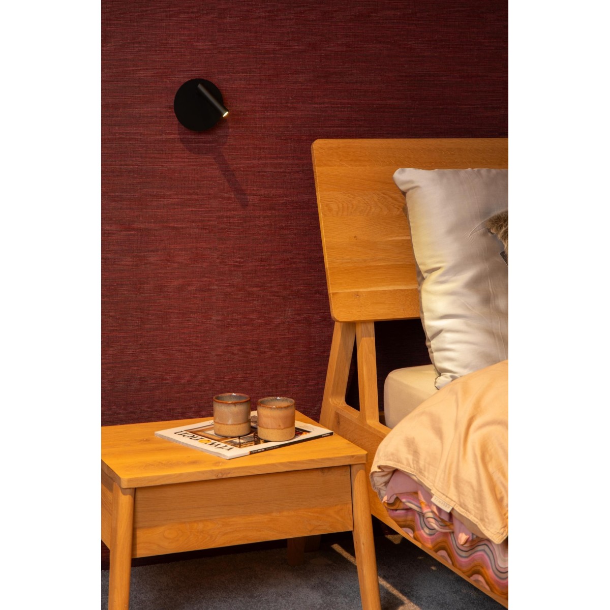 Lucide 77288/03/30 JOLIJN - Lampka nocna z akumulatorem - Kinkiet - Akumulator - 10.2 cm - LED - 1x2W 3000K - Magnetyczna - C…