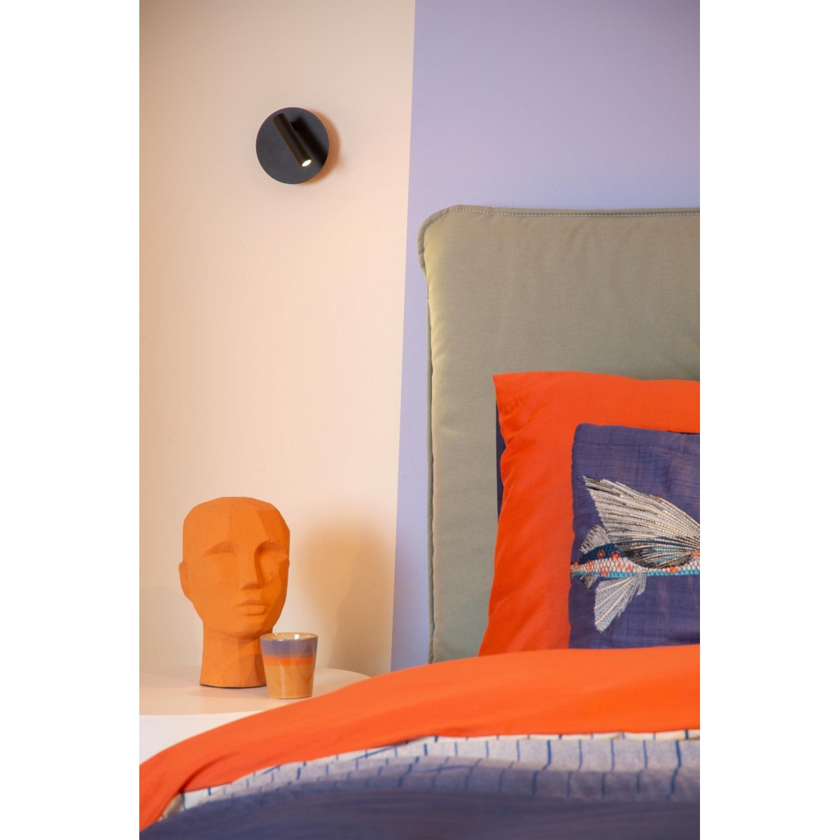 Lucide 77288/03/30 JOLIJN - Lampka nocna z akumulatorem - Kinkiet - Akumulator - 10.2 cm - LED - 1x2W 3000K - Magnetyczna - C…