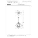 zjawiskowa lampa wisząca Lucide MAURO 77489/01/41 z kategorii NOWOCZESNE