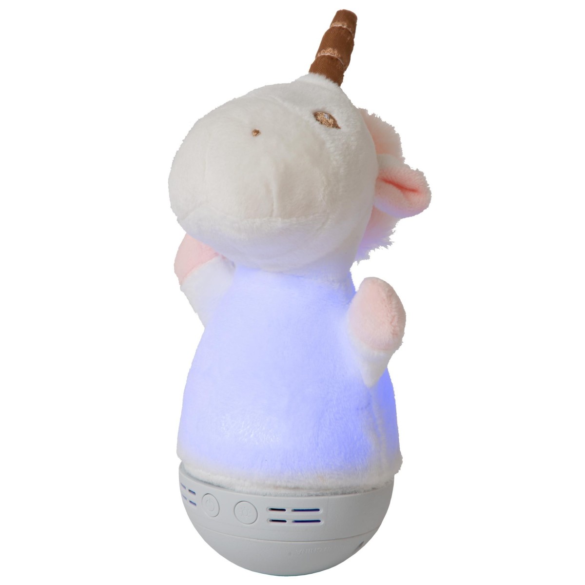 Lucide 77500/01/31 DOLLY - Lampa stołowa dziecięca - Baterie - LED - 1x3W 2700K - Z funkcją muzyki - Biała