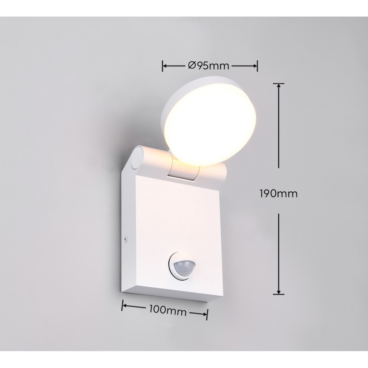 Kinkiet ogrodowy Trio ADOUR - CZUJNIK RUCHU 245569131