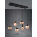 Nowoczesna lampa wisząca Trio LUMINA 317000613