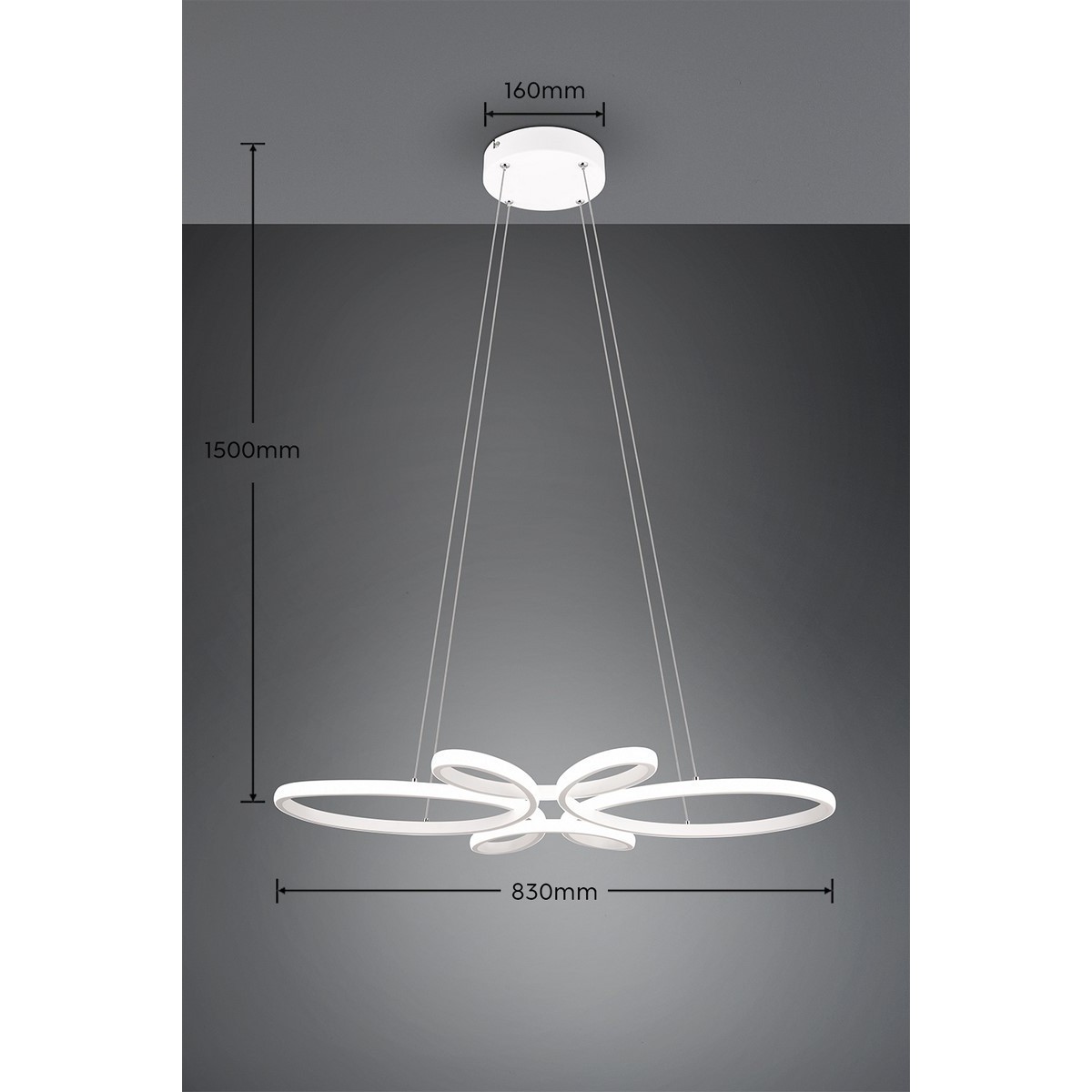 Nowoczesna lampa wisząca Trio FLY 345619131