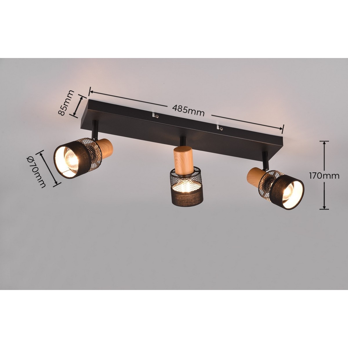 Nowoczesne oświetlenie sufitowe Trio NANDINI 811700332