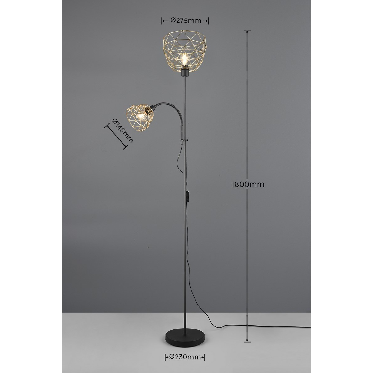 niepowtarzalna lampa stojąca RL HAVAL R40712080 z kategorii PODŁOGOWE