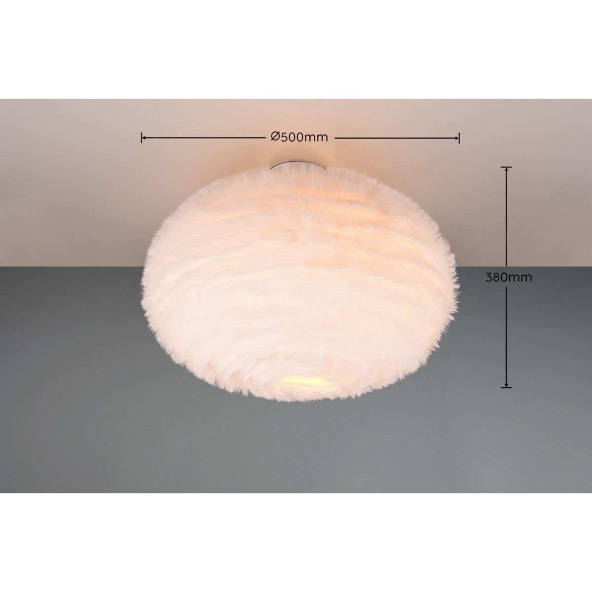 Nowoczesna lampa sufitowa RL FURRY R61582001