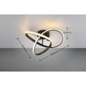Nowoczesna lampa sufitowa RL MEO R62101132