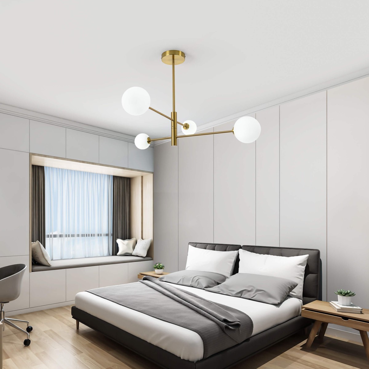 Light Prestige Dorado 4 wisząca złota LP-002/4P