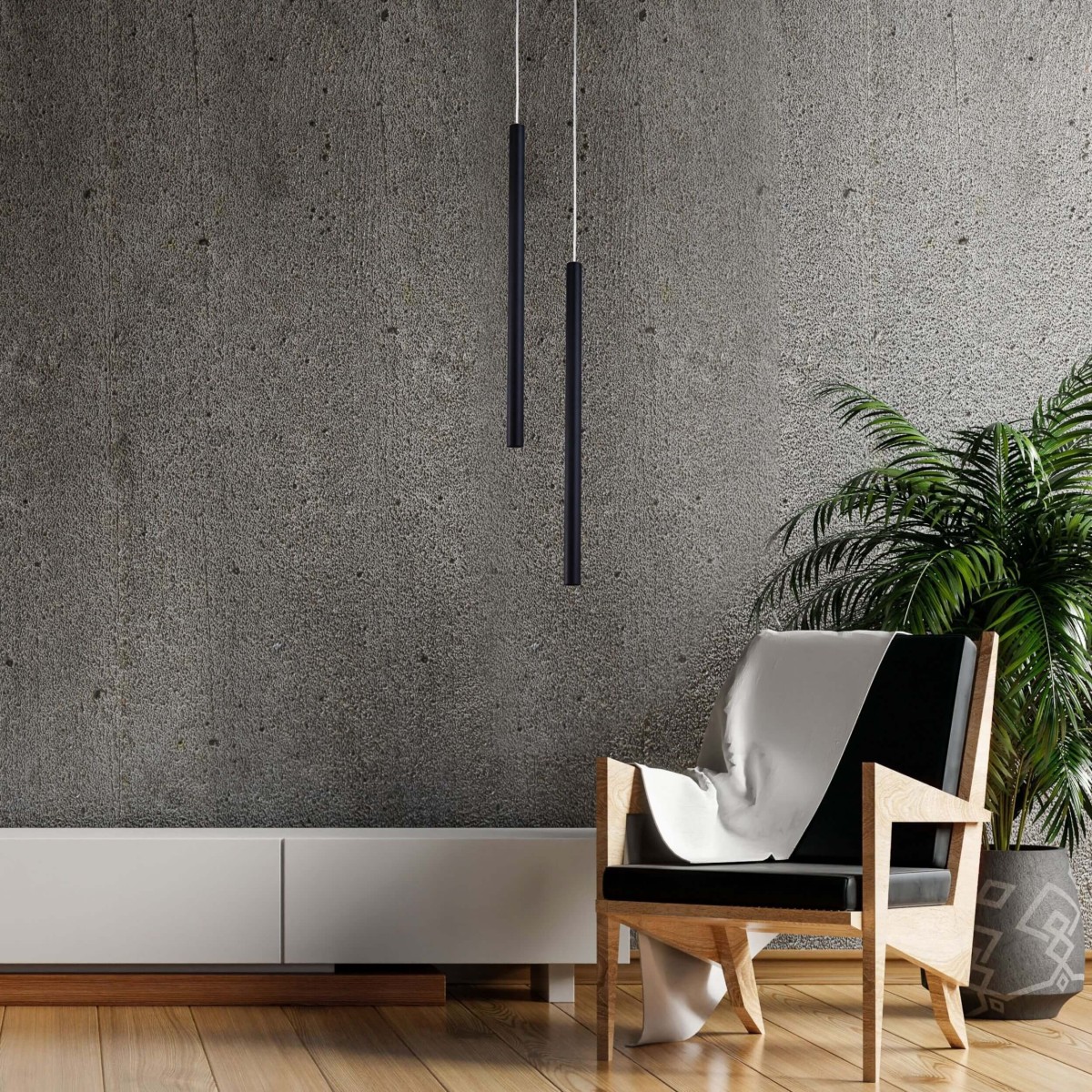 Light Prestige Lungo 1 czarna lampa wisząca LP-894/1P BK