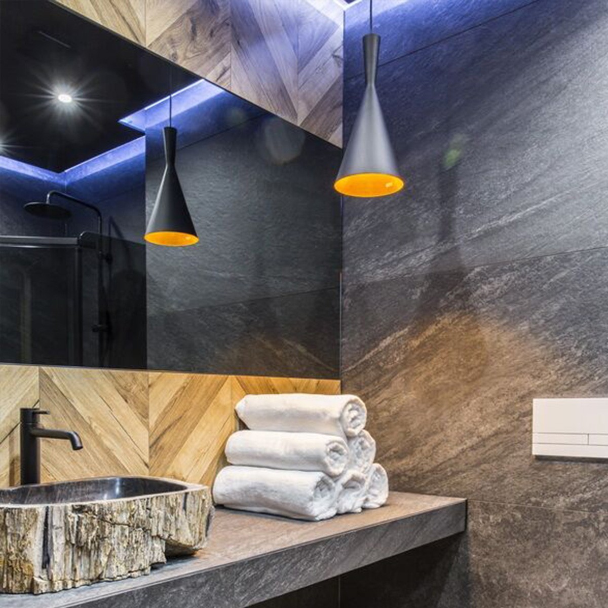 Light Prestige Garda 1 wisząca czarna LP-42011/1P CZARNY