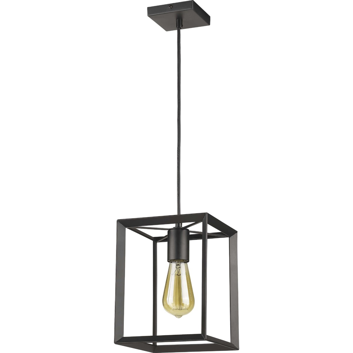 Light Prestige Napoli wisząca czarna LP-4146/1P-BL