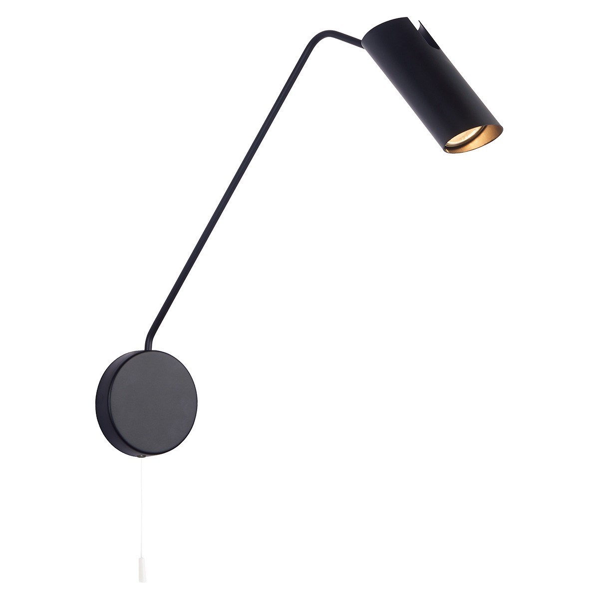 Light Prestige Futuro 1 kinkiet czarny z wysięgnikiem LP-17001/1WL BK