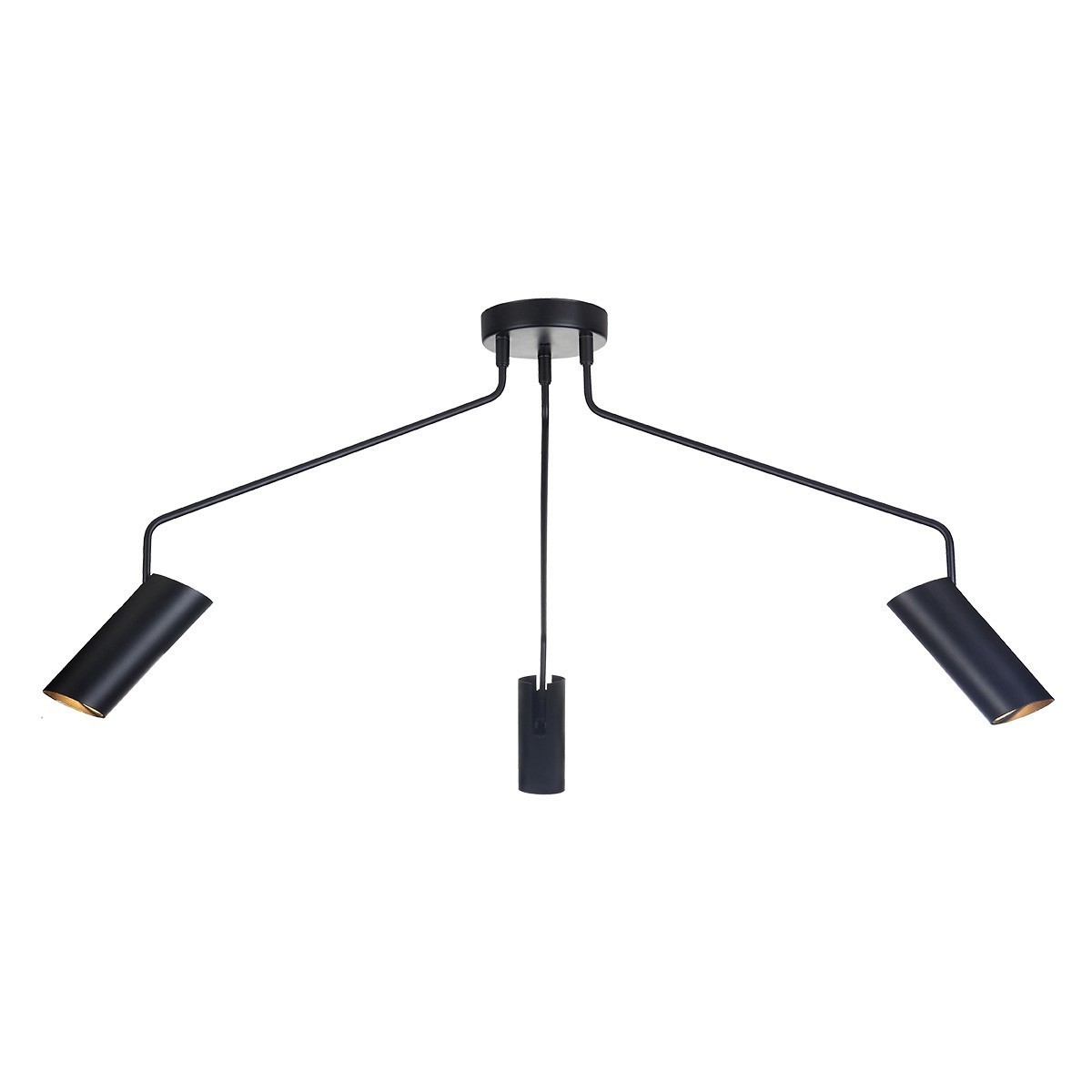 Light Prestige Futuro 3 wisząca czarna LP-17001/3C BK