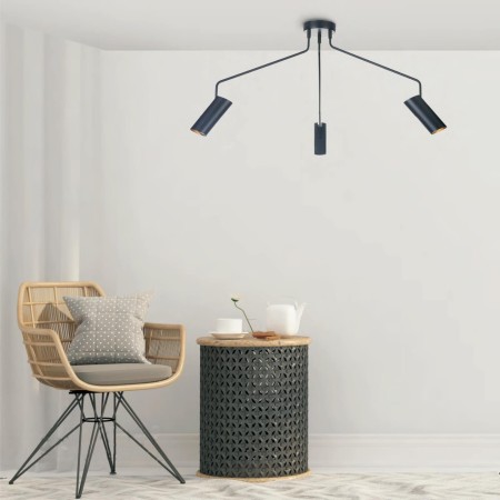 Light Prestige Futuro 3 wisząca czarna LP-17001/3C BK