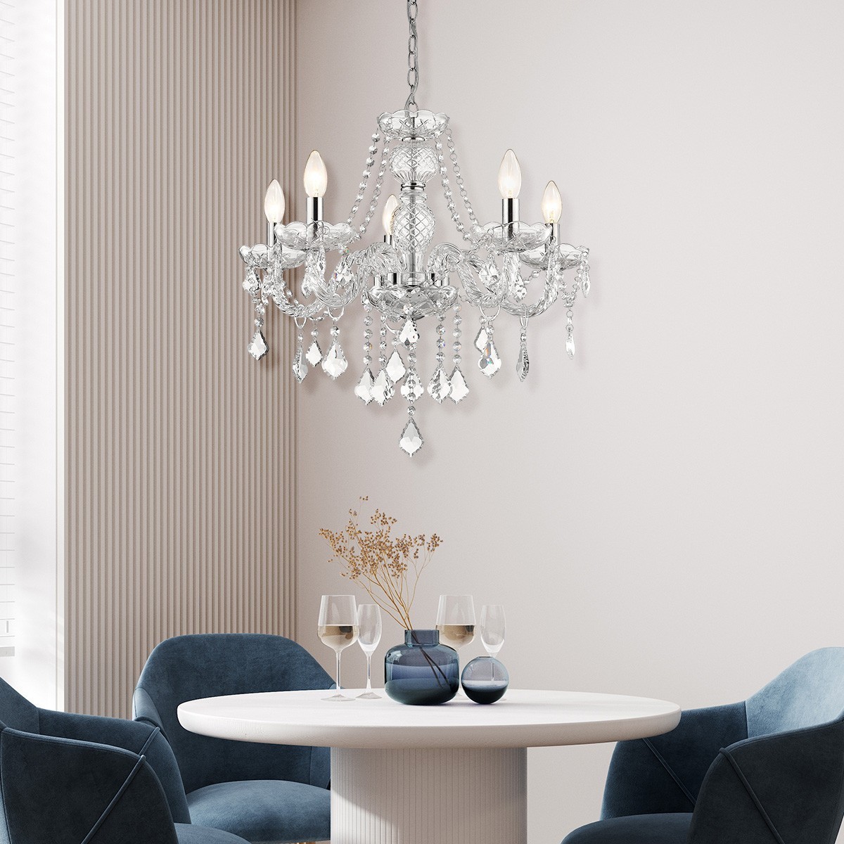 Light Prestige Cristallo 5 wisząca LP-2940/5P