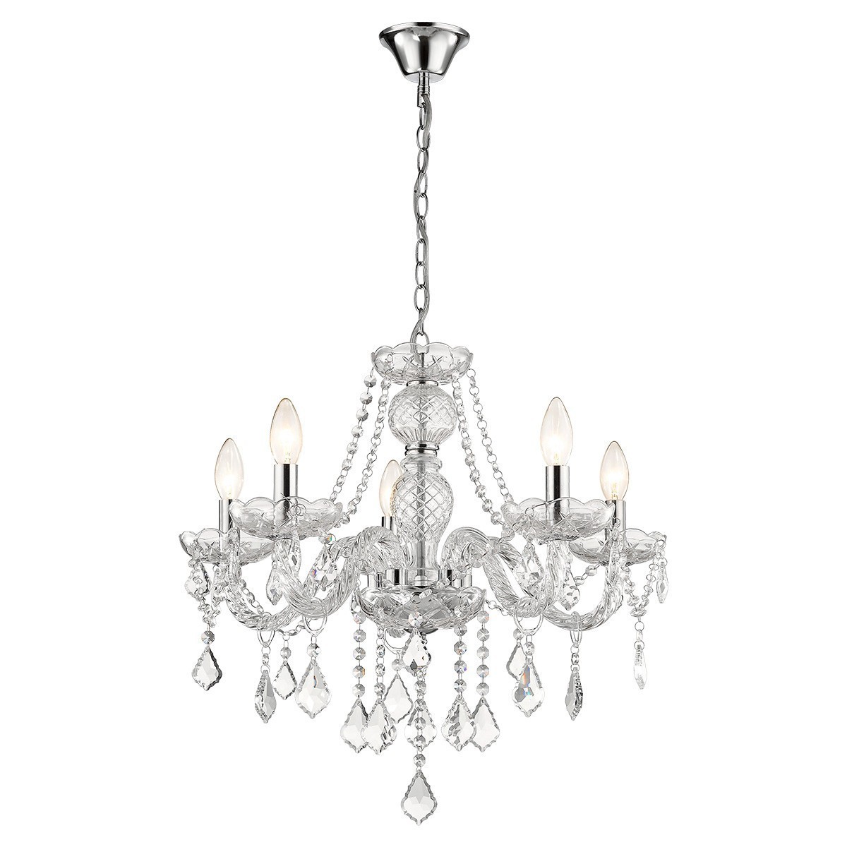 Light Prestige Cristallo 5 wisząca LP-2940/5P