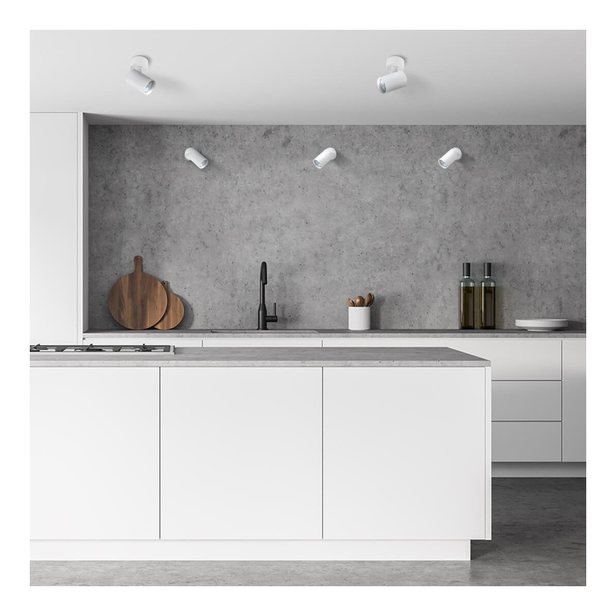 Light Prestige Snow 1 spot biały LP-731/1W WH