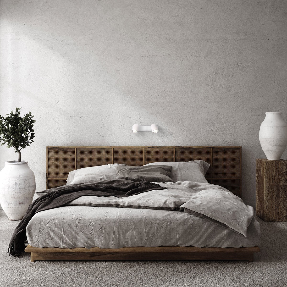 Light Prestige Snow 2 spot biały LP-731/2W WH