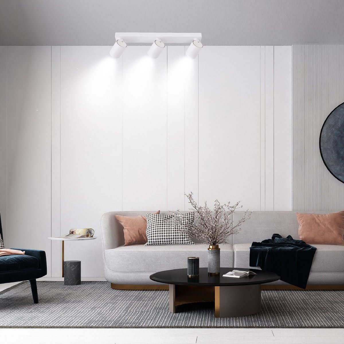 Light Prestige Snow 3 spot biały LP-731/3W WH