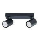 Light Prestige Snow 2 spot czarny LP-731/2W BK