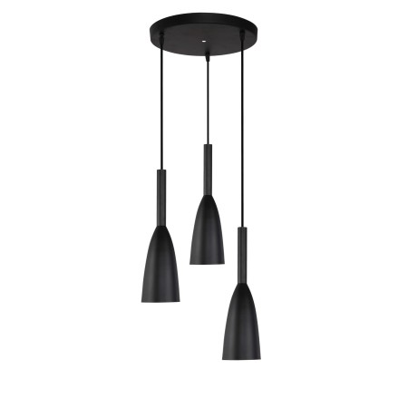 Light Prestige Solin 3 wisząca talerz czarna LP-181/3P BK