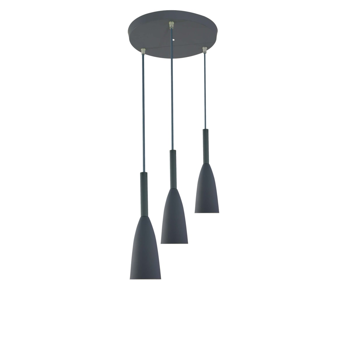 Light Prestige Solin 3 wisząca talerz szara LP-181/3P GR