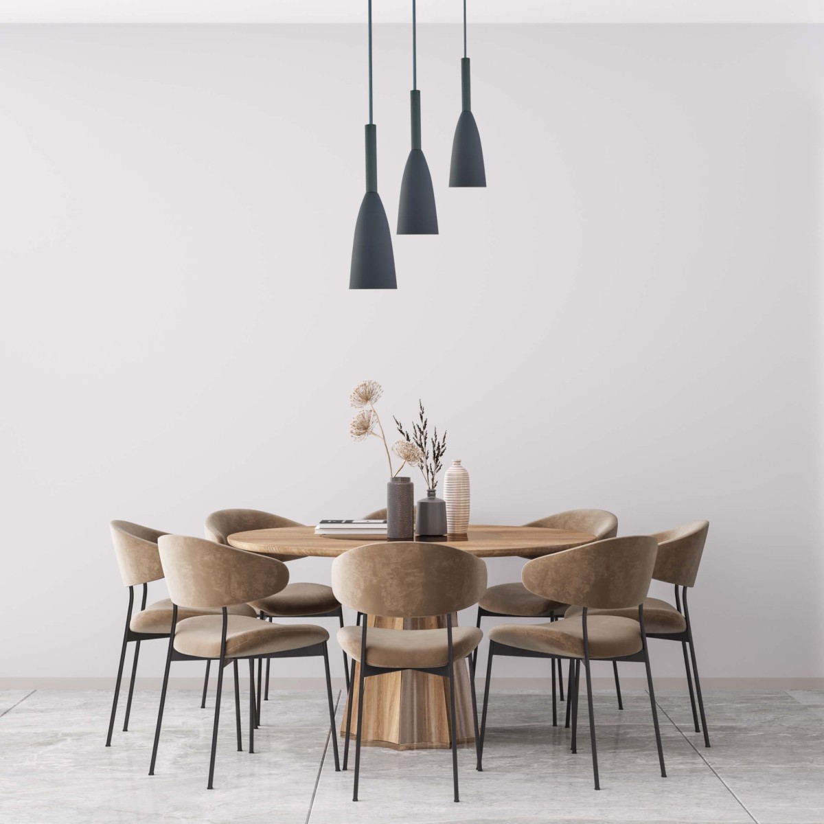 Light Prestige Solin 3 wisząca talerz szara LP-181/3P GR