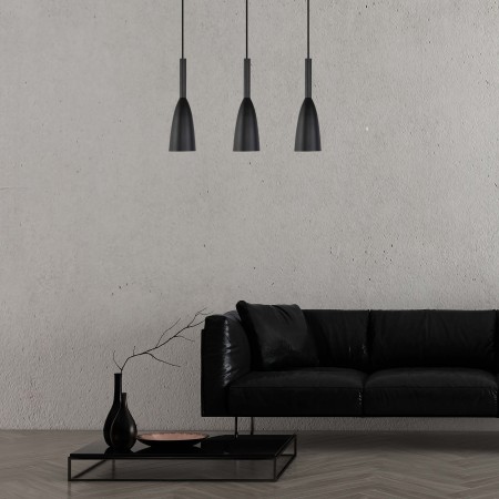 Light Prestige Solin 3 wisząca linia czarna LP-181/3L BK