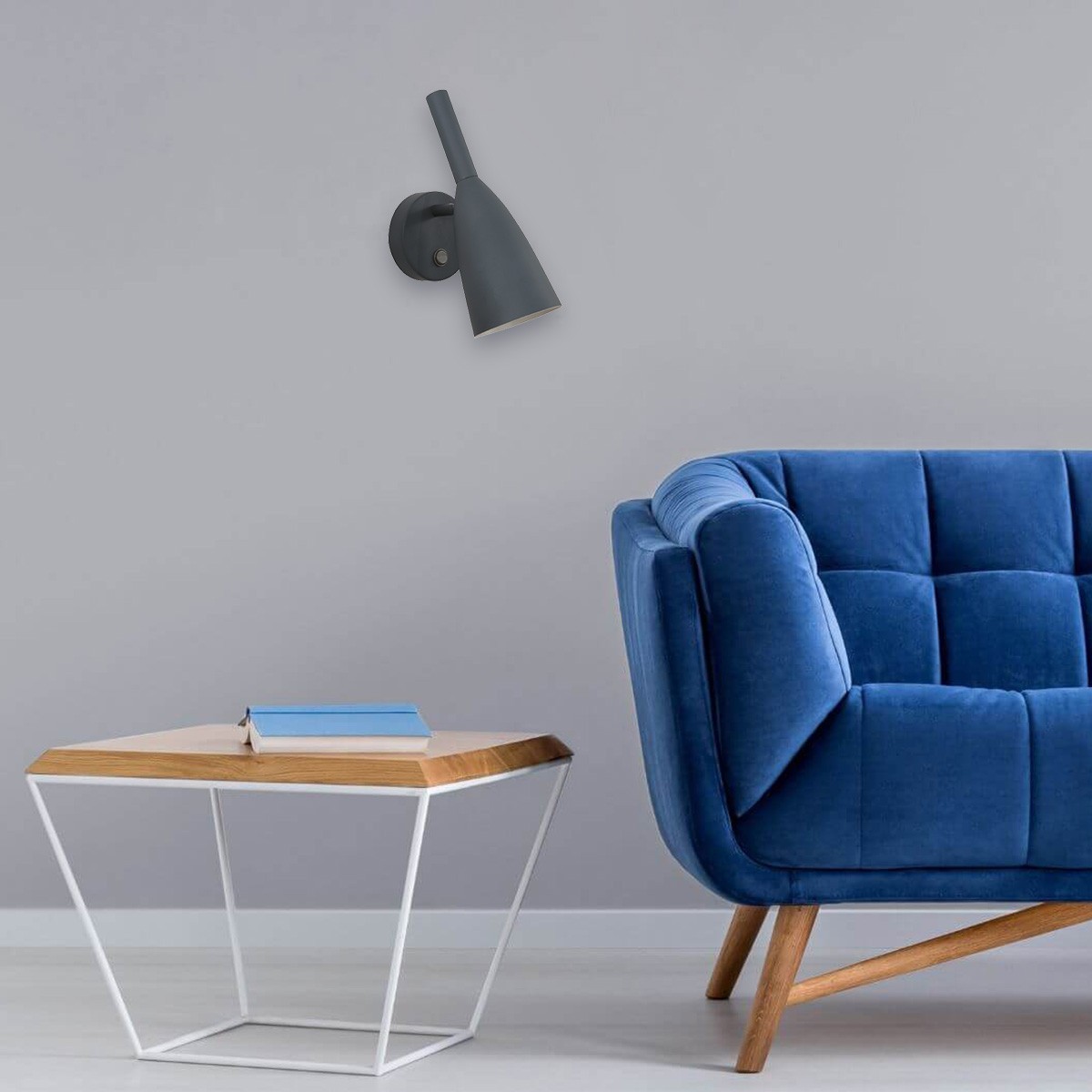 Light Prestige Solin kinkiet szary LP-181/1W GR