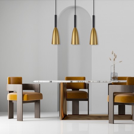 Light Prestige Solin 3 wisząca linia złota LP-181/3L GD