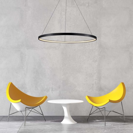 Light Prestige Ring wisząca mała czarna 4000K LP-909/1P 4S BK