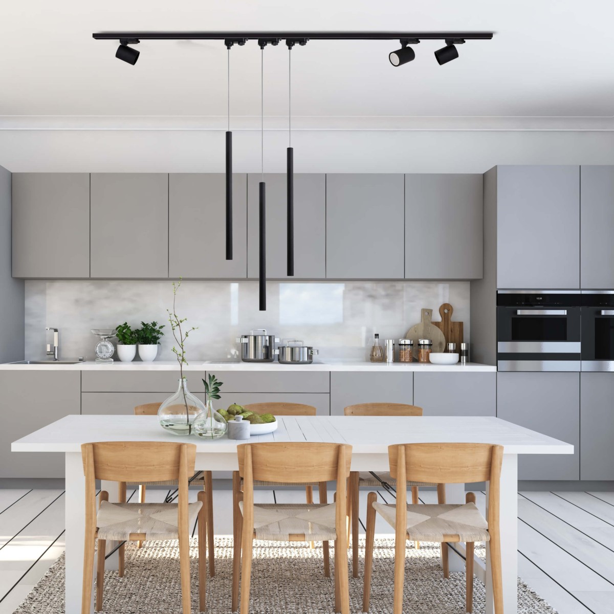 Light Prestige Łącznik wewnętrzny 3F czarny LP-551/4 BK