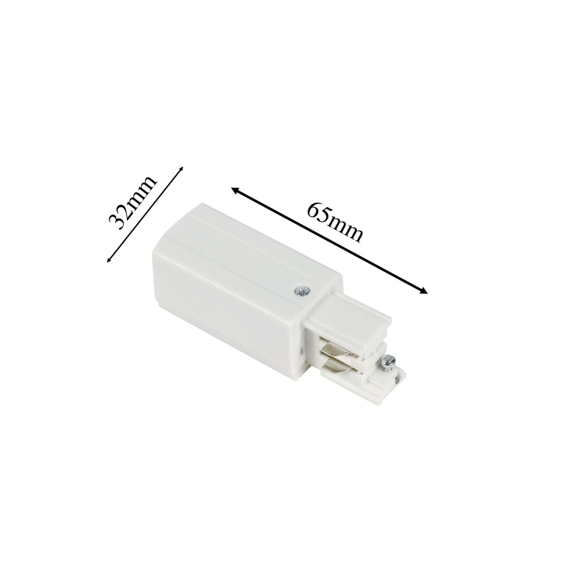 Light Prestige Zasilanie końcowe 3F białe LP-555/3F WH