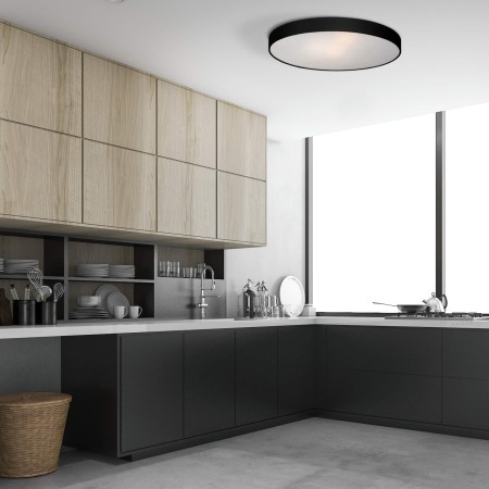 Light Prestige Rapido plafon mały czarny 4000K LP-433/1C S BK