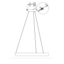 Light Prestige Midway wisząca mała czarna Triangle LP-033/1P S BK Triangle