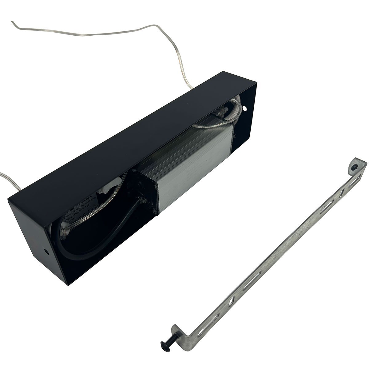 Light Prestige Mirror wisząca duża czarna LP-999/1P L BK