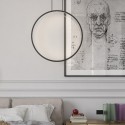 Light Prestige Mirror wisząca mała czarna LP-999/1P S BK