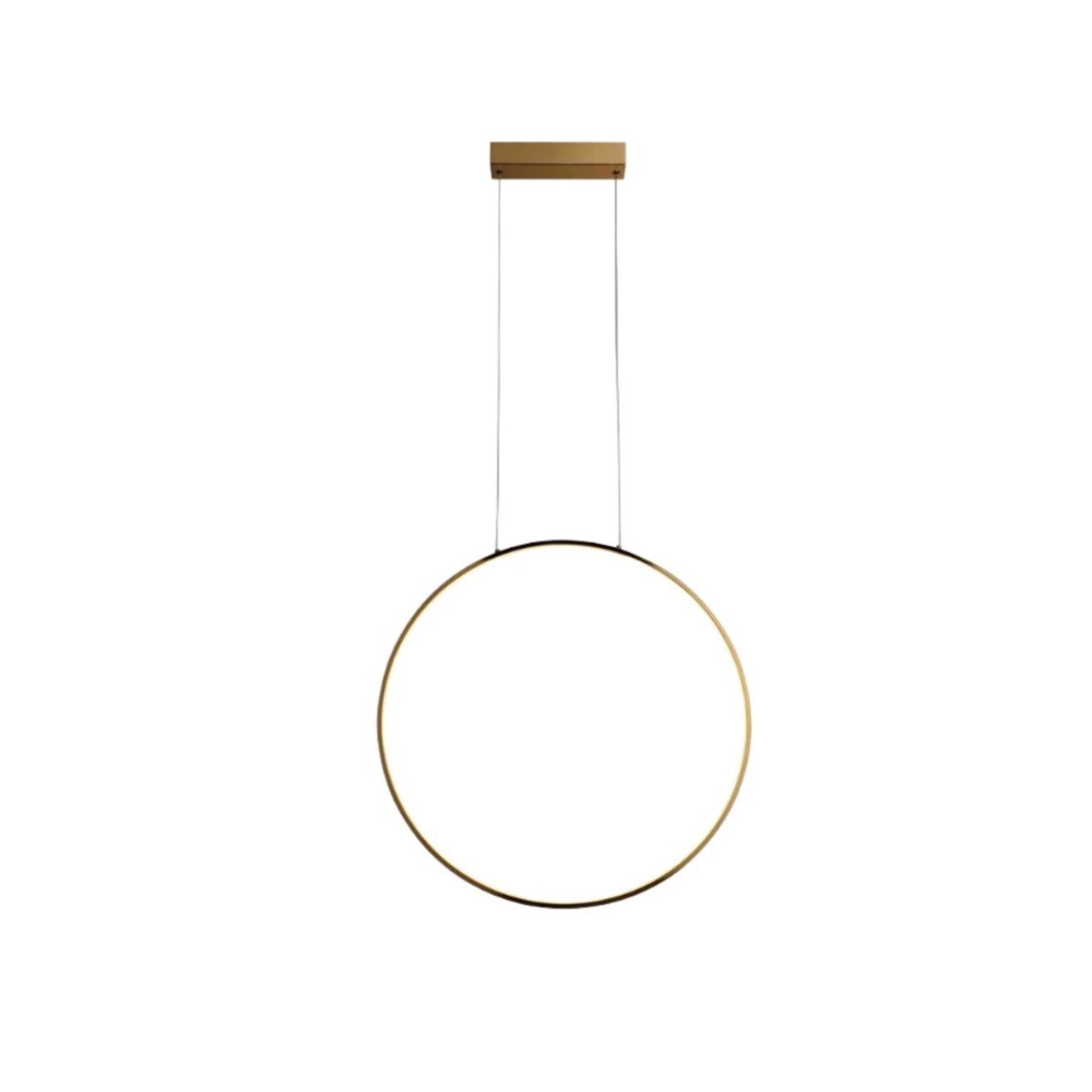 Light Prestige Mirror wisząca mała złota LP-999/1P S GD