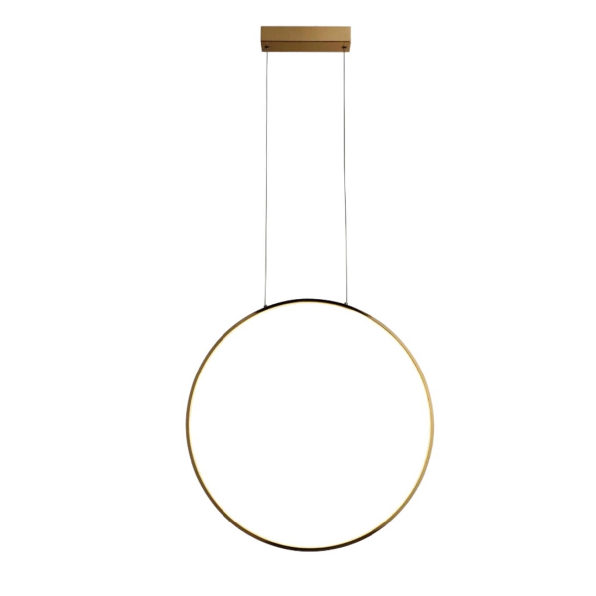 Light Prestige Mirror wisząca duża złota LP-999/1P L GD