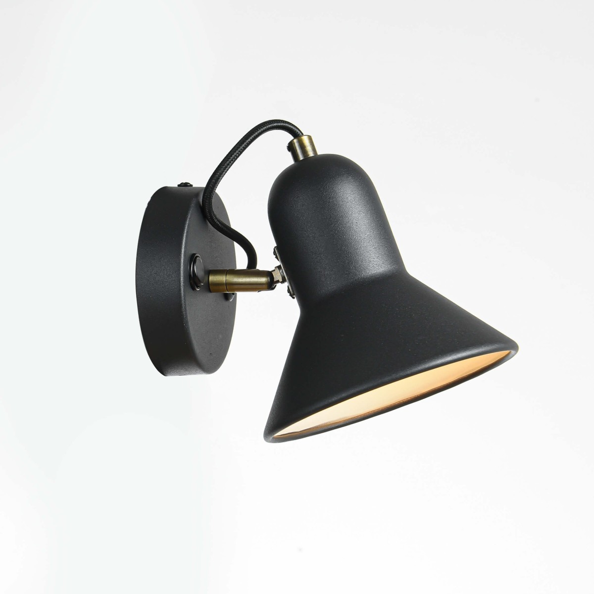 Light Prestige Astama kinkiet czarny LP-1122/1W BK