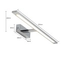 Light Prestige Isla kinkiet chrom duży z IP44 CCT GS-LWB-20W CH CCT