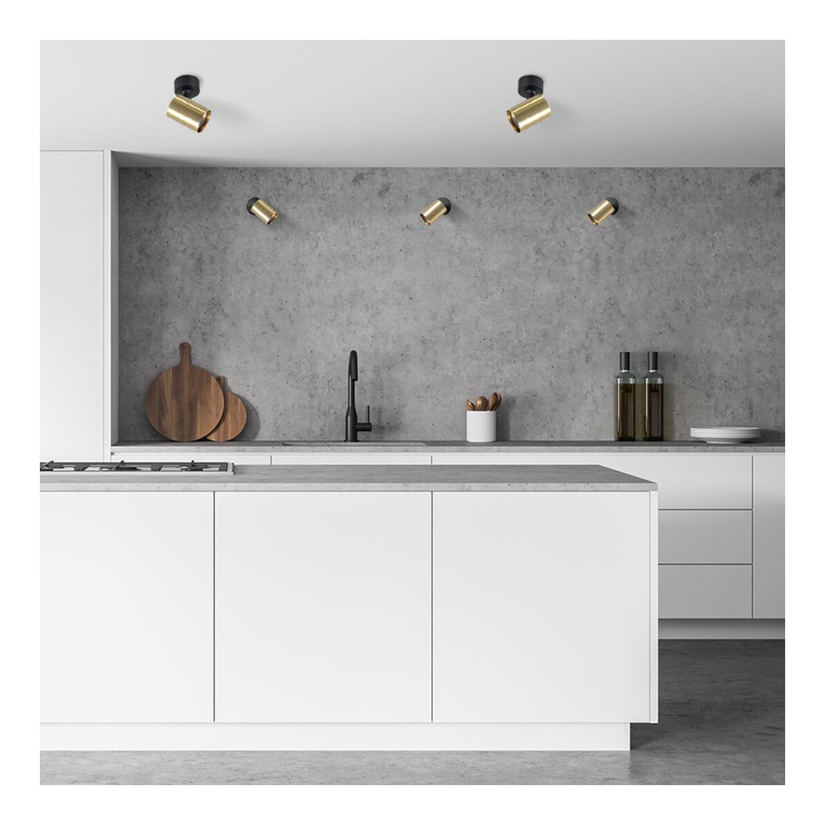 Light Prestige Snow 1 spot złoty LP-731/1W GD