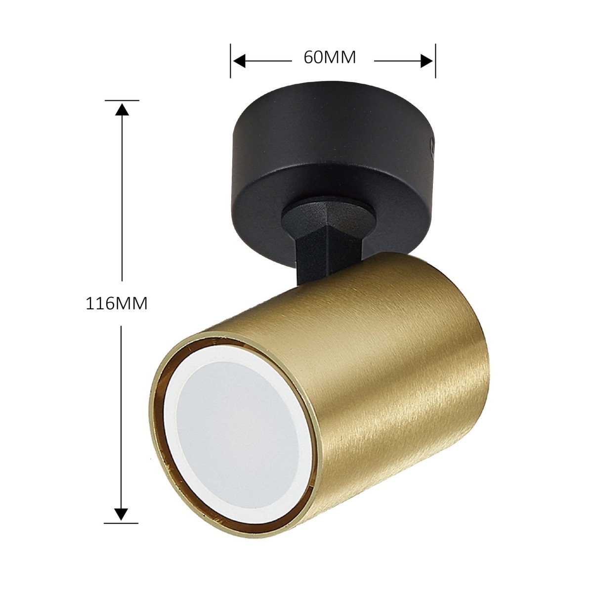 Light Prestige Snow 1 spot złoty LP-731/1W GD