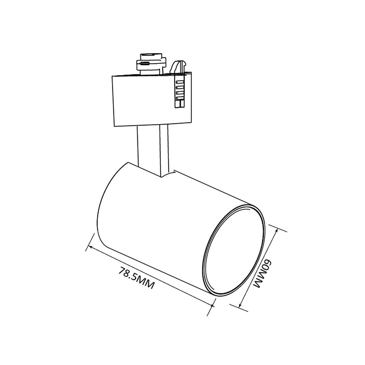 Light Prestige Snow reflektor 1F biały LP-731/1R WH