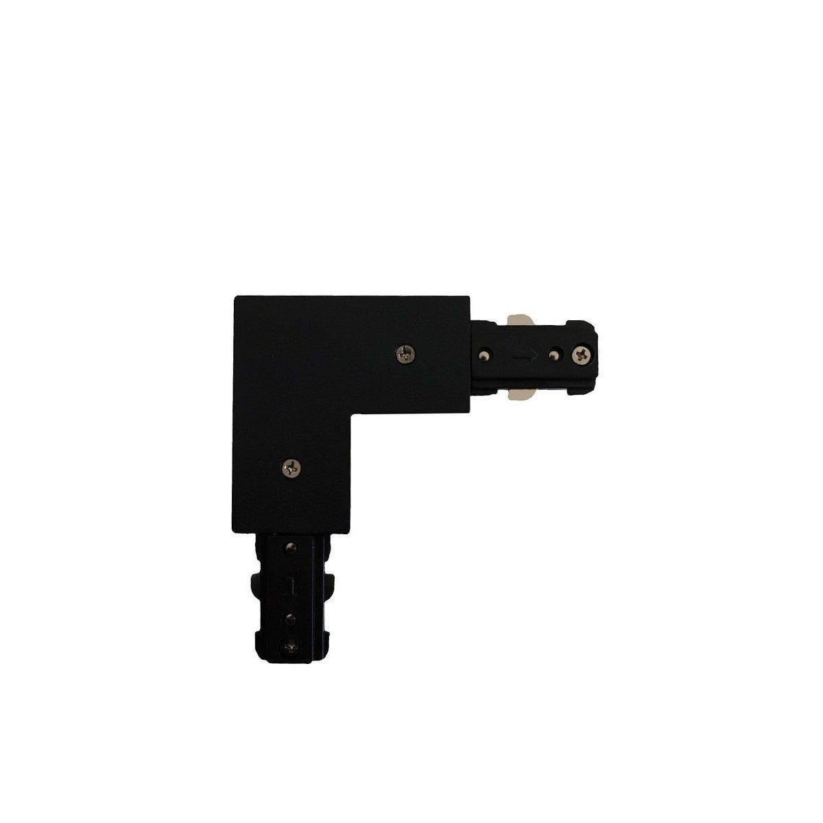 Light Prestige Łącznik L 1F czarny LP-552-S-BK