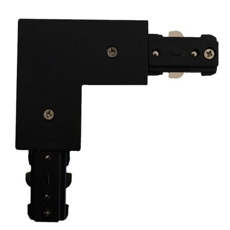 Light Prestige Łącznik L 1F czarny LP-552-S-BK