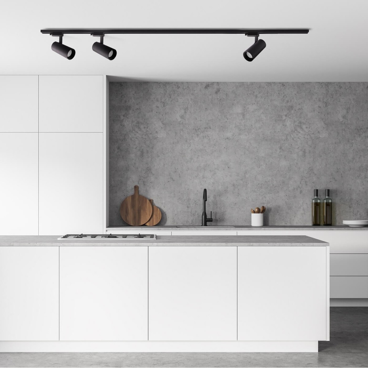 Light Prestige Ice reflektor 3F czarny LP-732/1R 4W BK